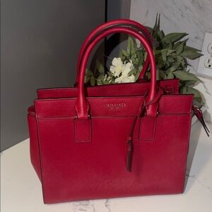 Red Leather Handbag